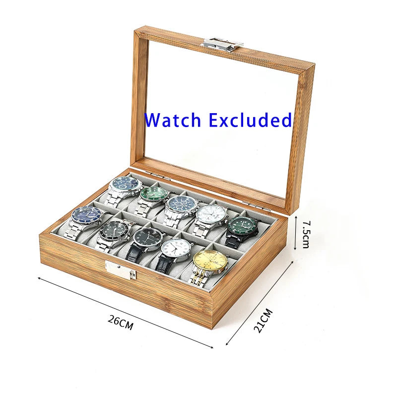 Coffret en bambou — 3 à 12 montres