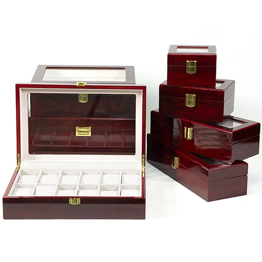 Coffret en MDF — 1 à 12 montres