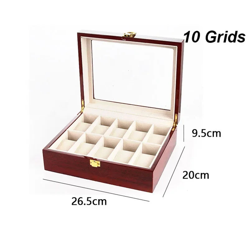 Coffret en MDF — 1 à 12 montres