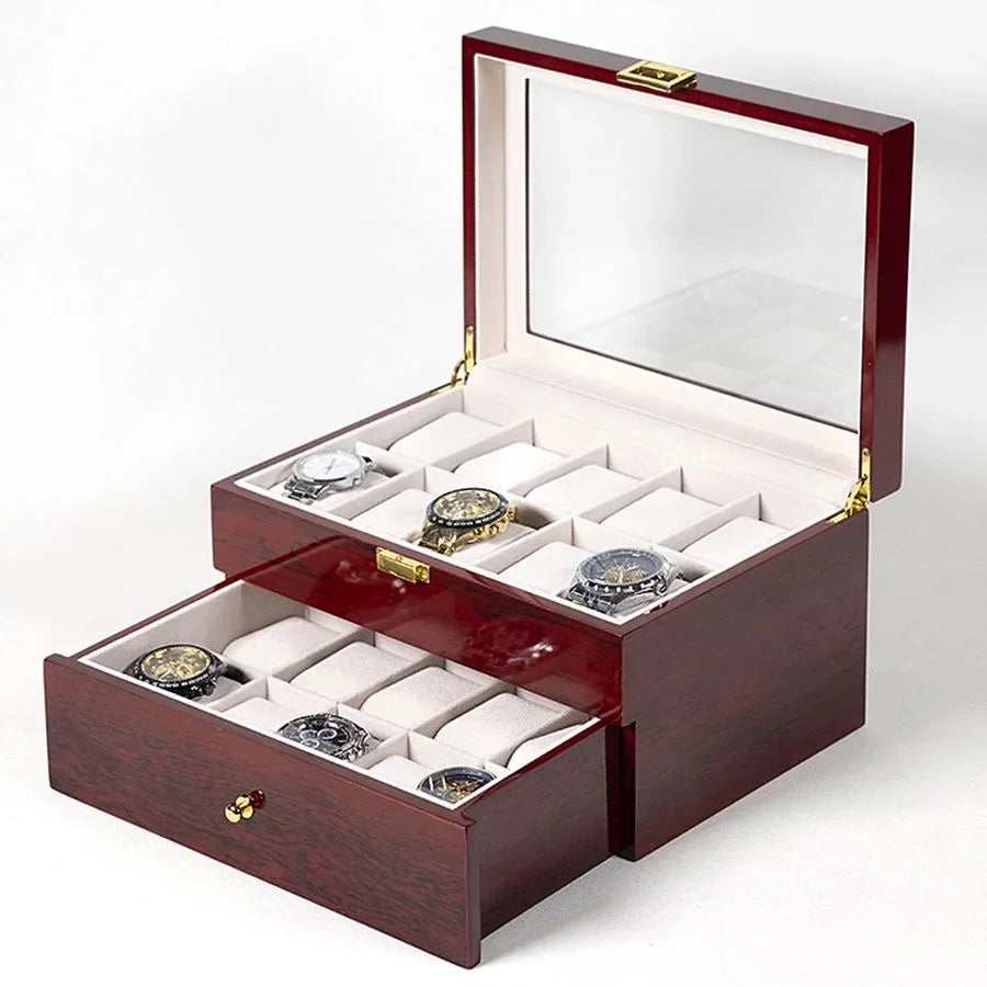 Coffret en MDF — 1 à 12 montres