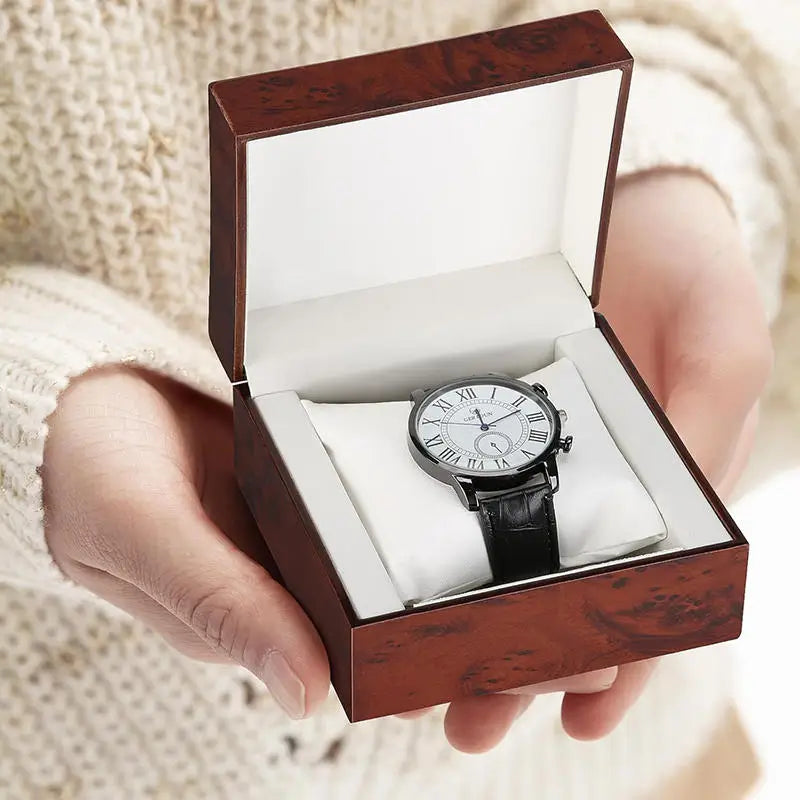Écrin rembourré — Une montre