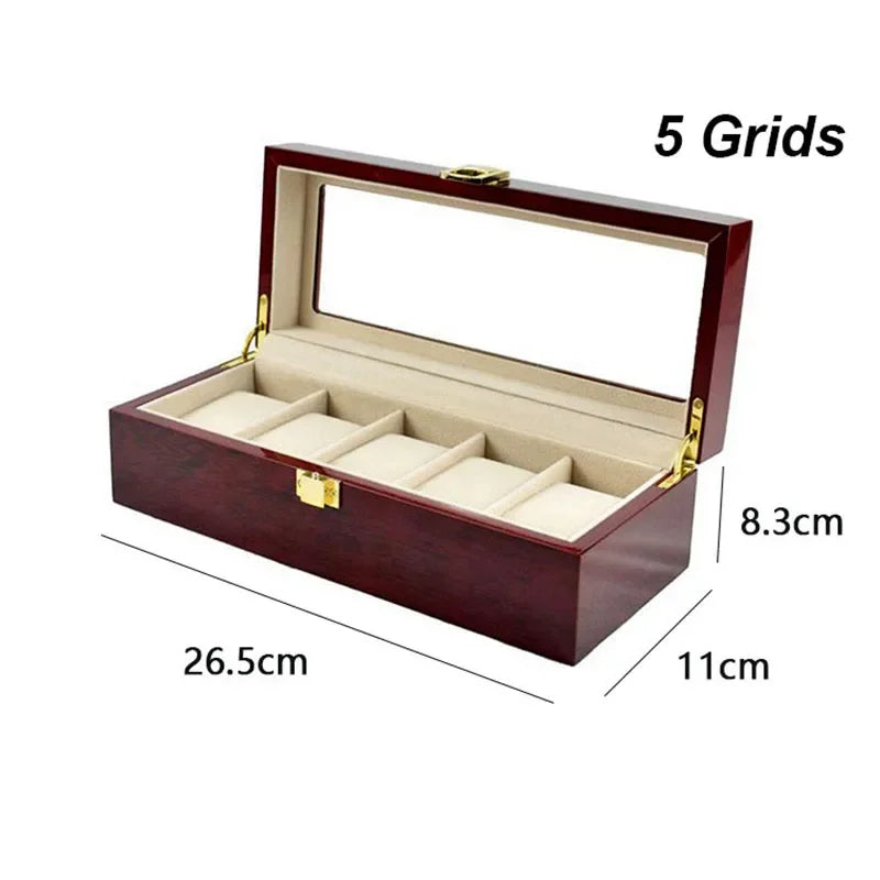 Coffret en MDF — 1 à 12 montres