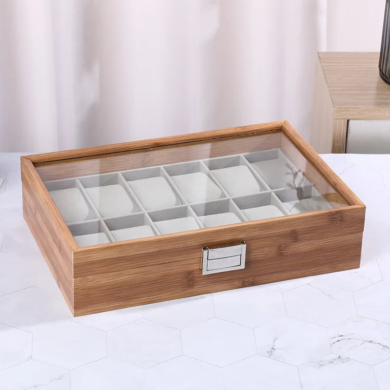Coffret en bambou — 3 à 12 montres