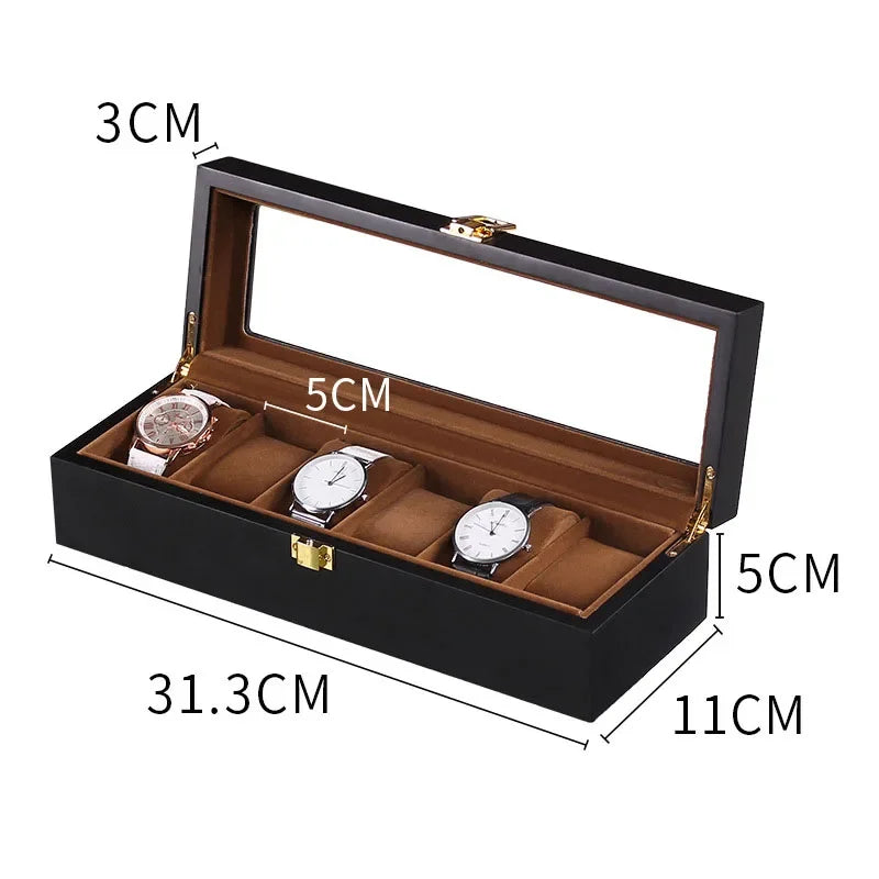Coffret en MDF — 1 à 12 montres
