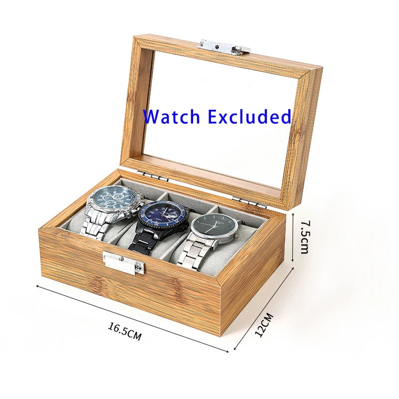 Coffret en bambou — 3 à 12 montres