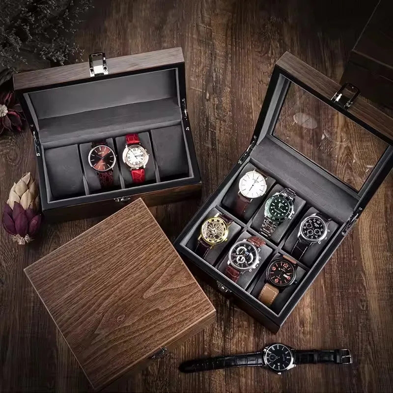 Coffret à montres — Couvercle au choix