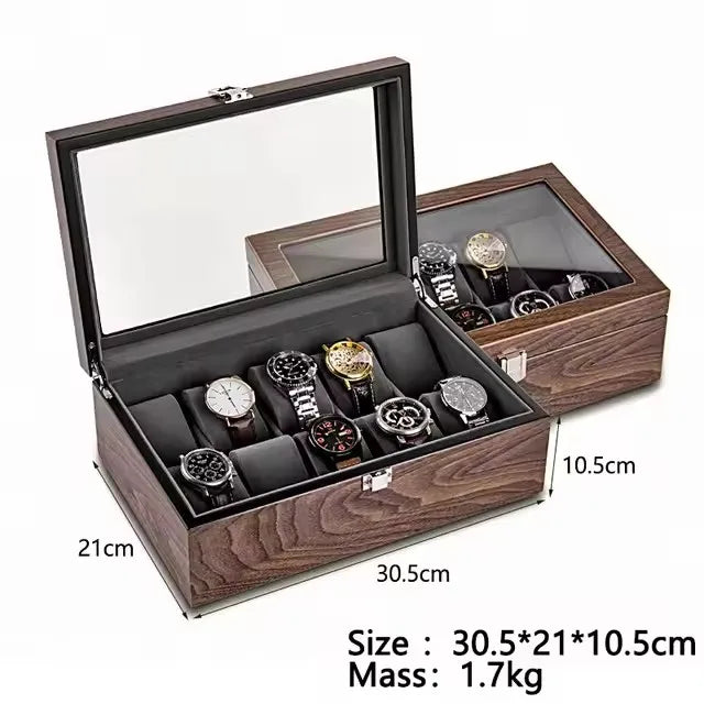 Coffret à montres — Couvercle au choix