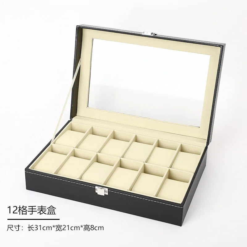Coffret vitré — 2 à 12 montres