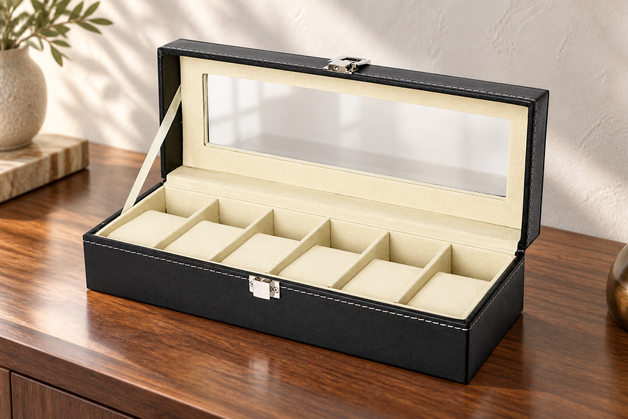 Coffret à montres Mainir — photographie de présentation